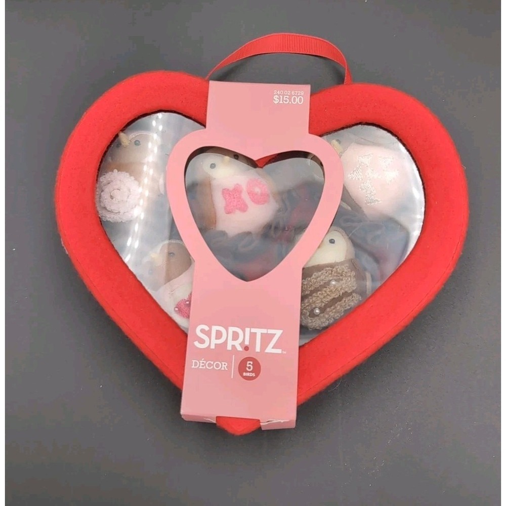 2025 Target Spritz Valentine's Day Featherly Friends Chocolate Box 5 MINI Birds
